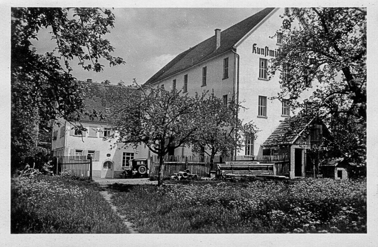 Ansicht von Süden (um 1945)