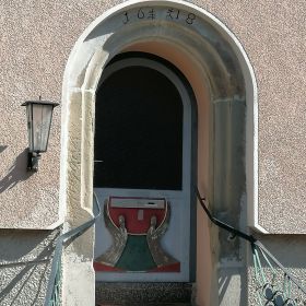 Torbogen des ersten Willsbacher Amtshauses in der Mühlstraße (erbaut 1618)