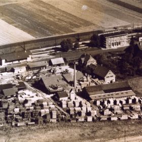 Bahnhof Willsbach und Sägewerk Fegert, 1946