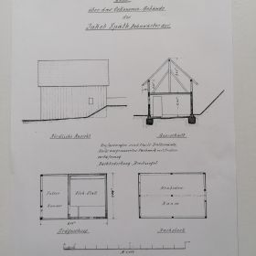 Ökonomiegebäude - Plan aus Bauantrag 1896