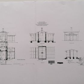 Nebengebäude - Grundriss, Schnitte, Ansichten - 1862